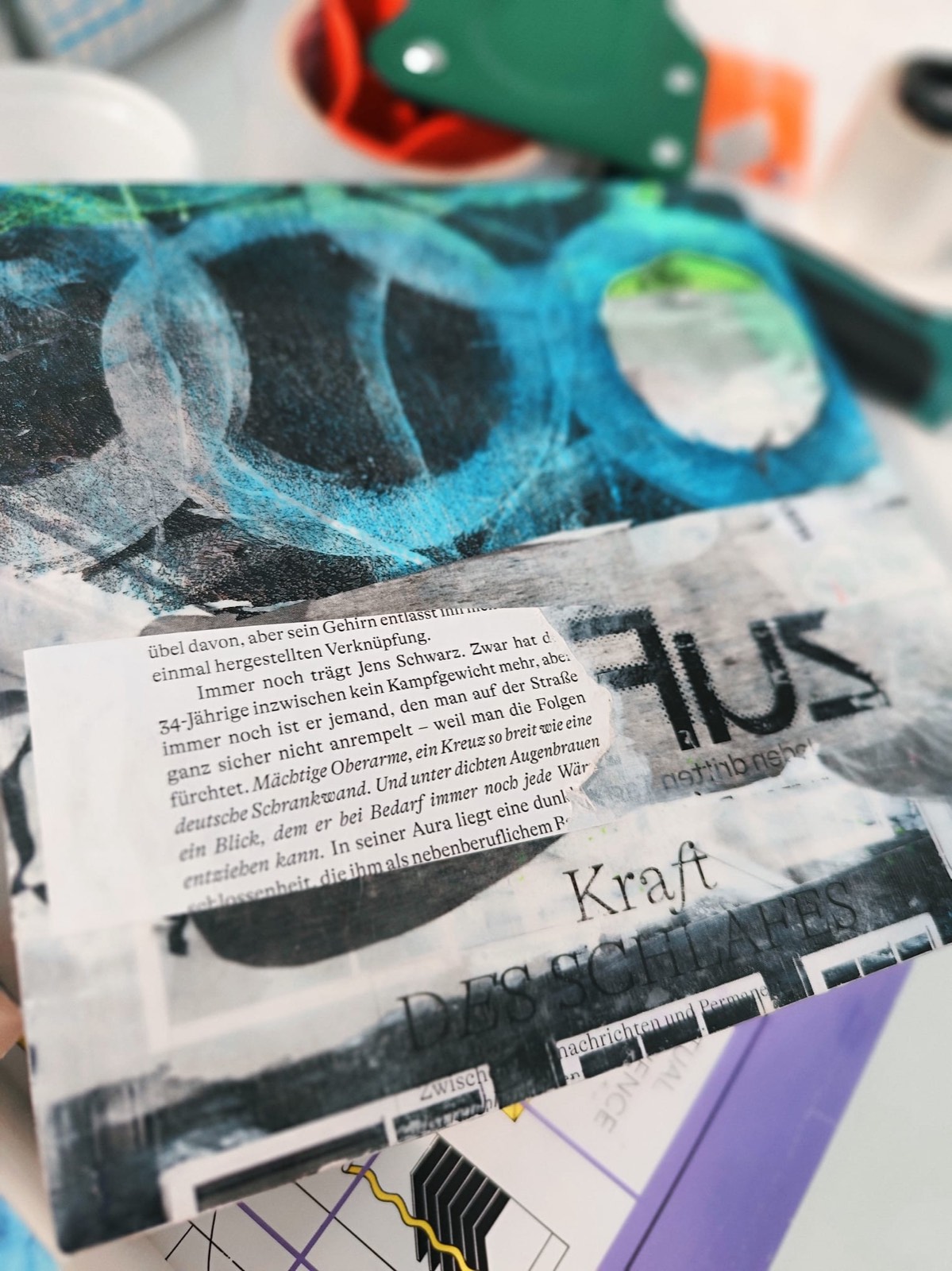Impression aus einem Kunstworkshop im WERK[39] Neu-Isenburg