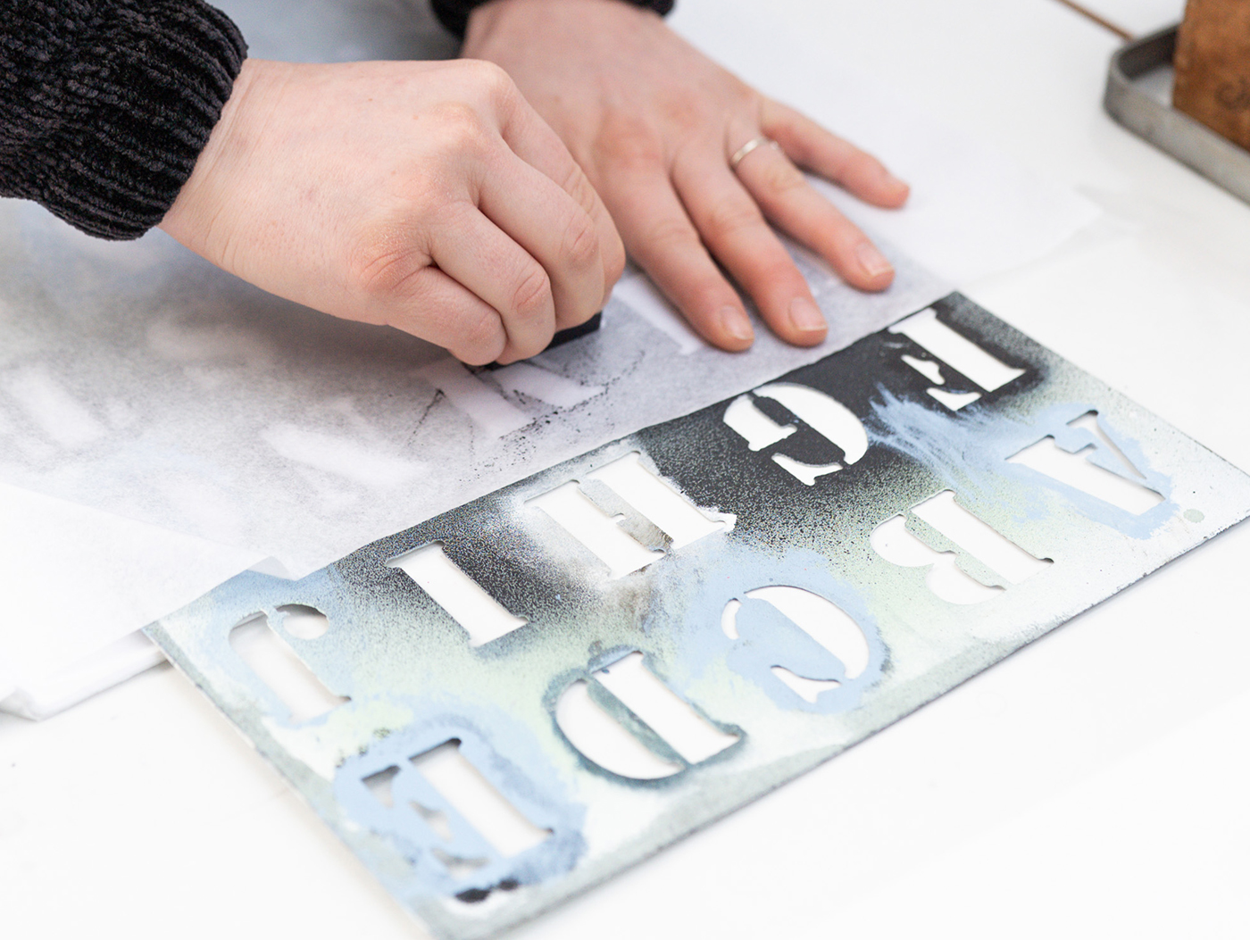 Große Hand, Kleine Hand-Workshop im WERK[39] Neu-Isenburg bei Frankfurt
