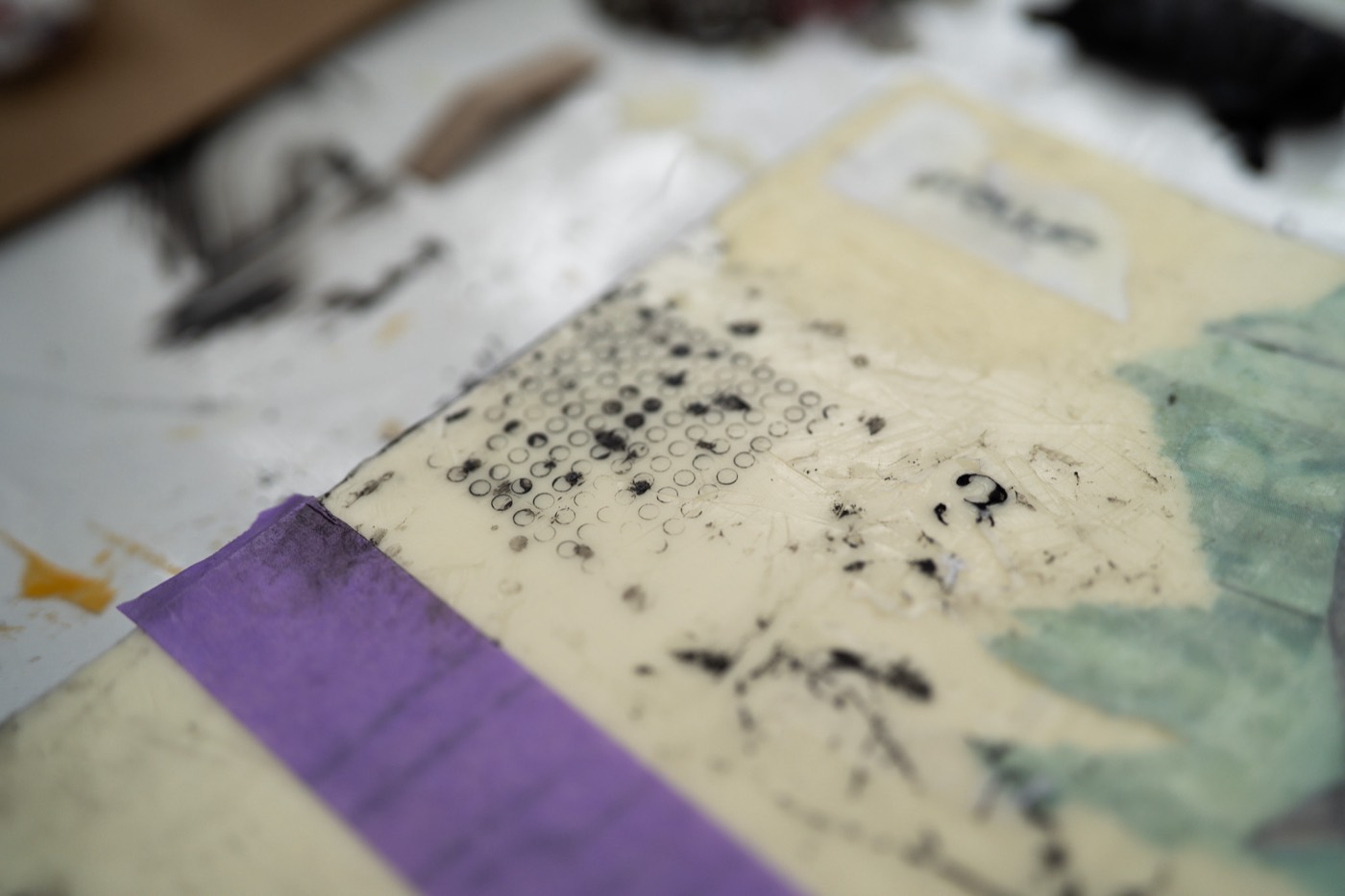 Arbeiten mit Wachs und Farbe im WERK[39]