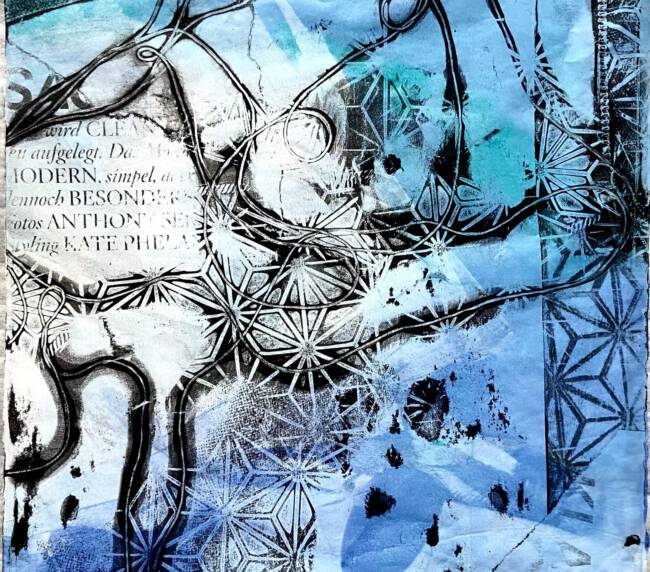 Gelli Plate Basiskurs – Workshop-Impression