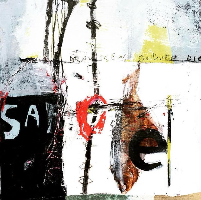 Mixedmedia trifft Collage – Workshop-Impression