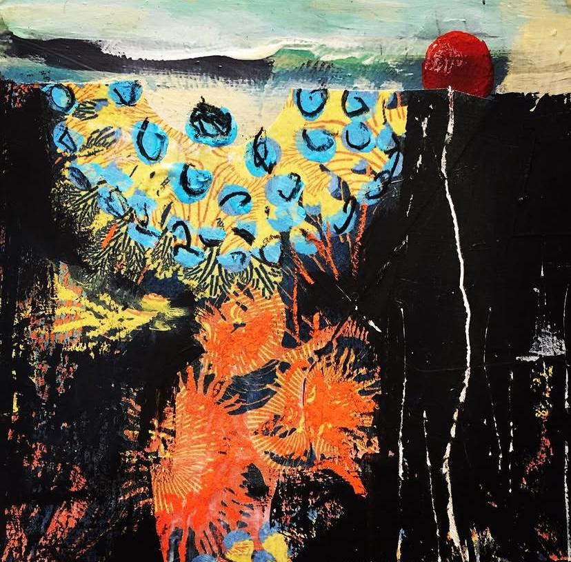 Mixedmedia trifft Collage – Workshop-Impression